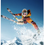 Ski freestyle P2000 Grau sport Font-romeu